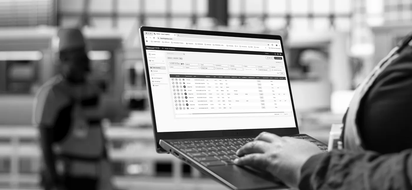 Reporting in yard management system