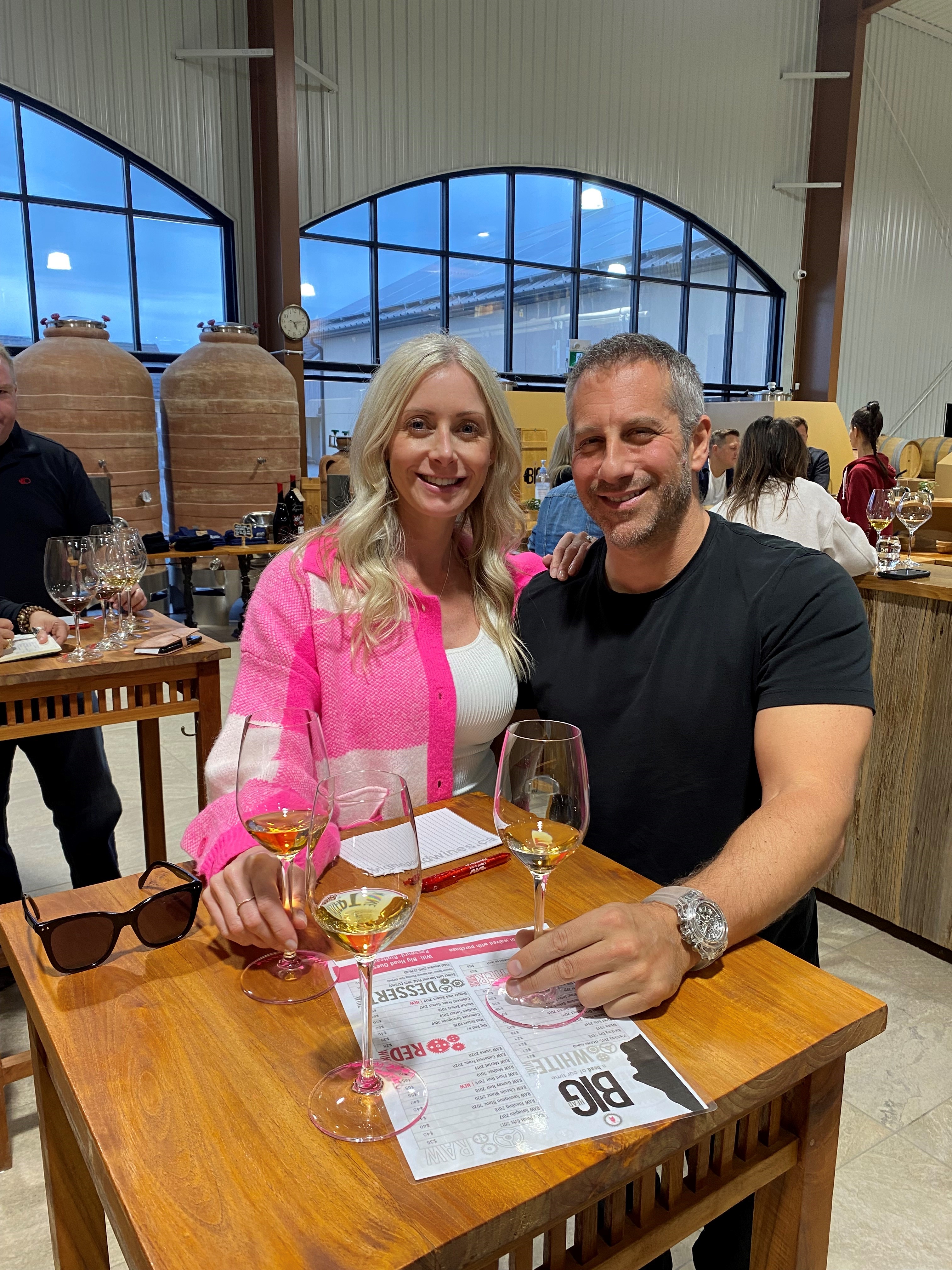 Dan and Lori at Niagara winery