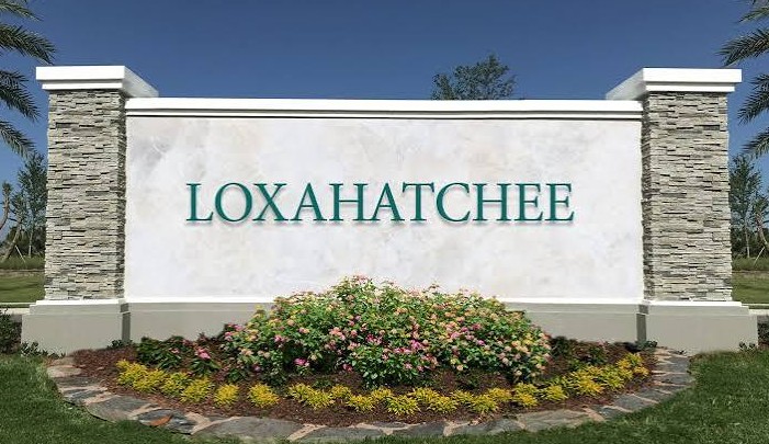 Welcome to Loxahatchee, FL community sign