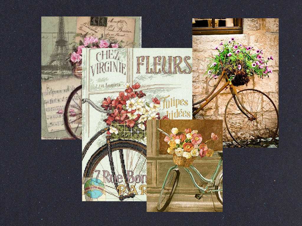 moodboard for thrill vintage logo