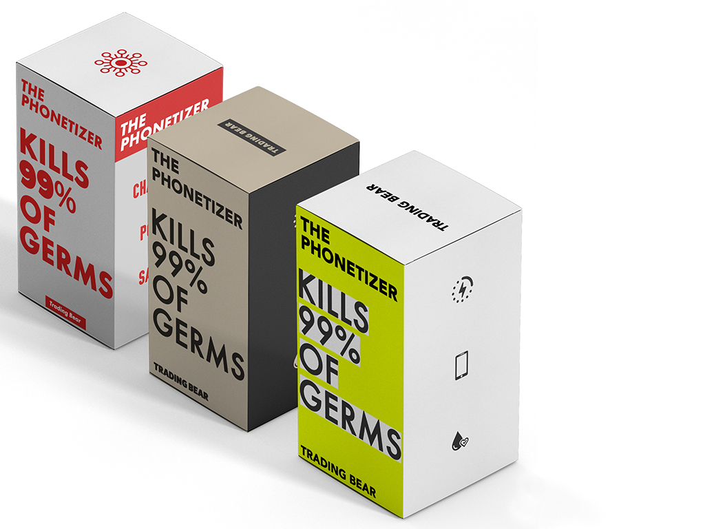 various concepts package mockups