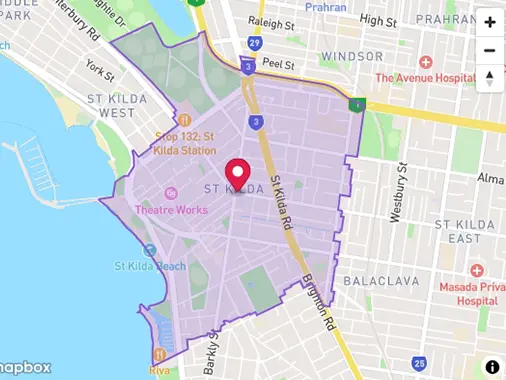 Interactive map preview