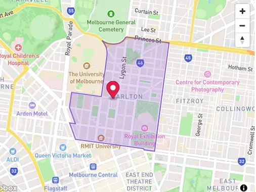 Interactive map preview