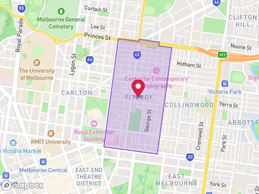 Interactive map preview