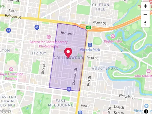 Interactive map preview