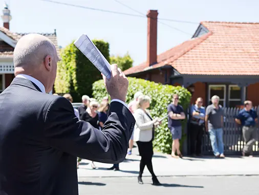 a property auction in brighton, melbourne