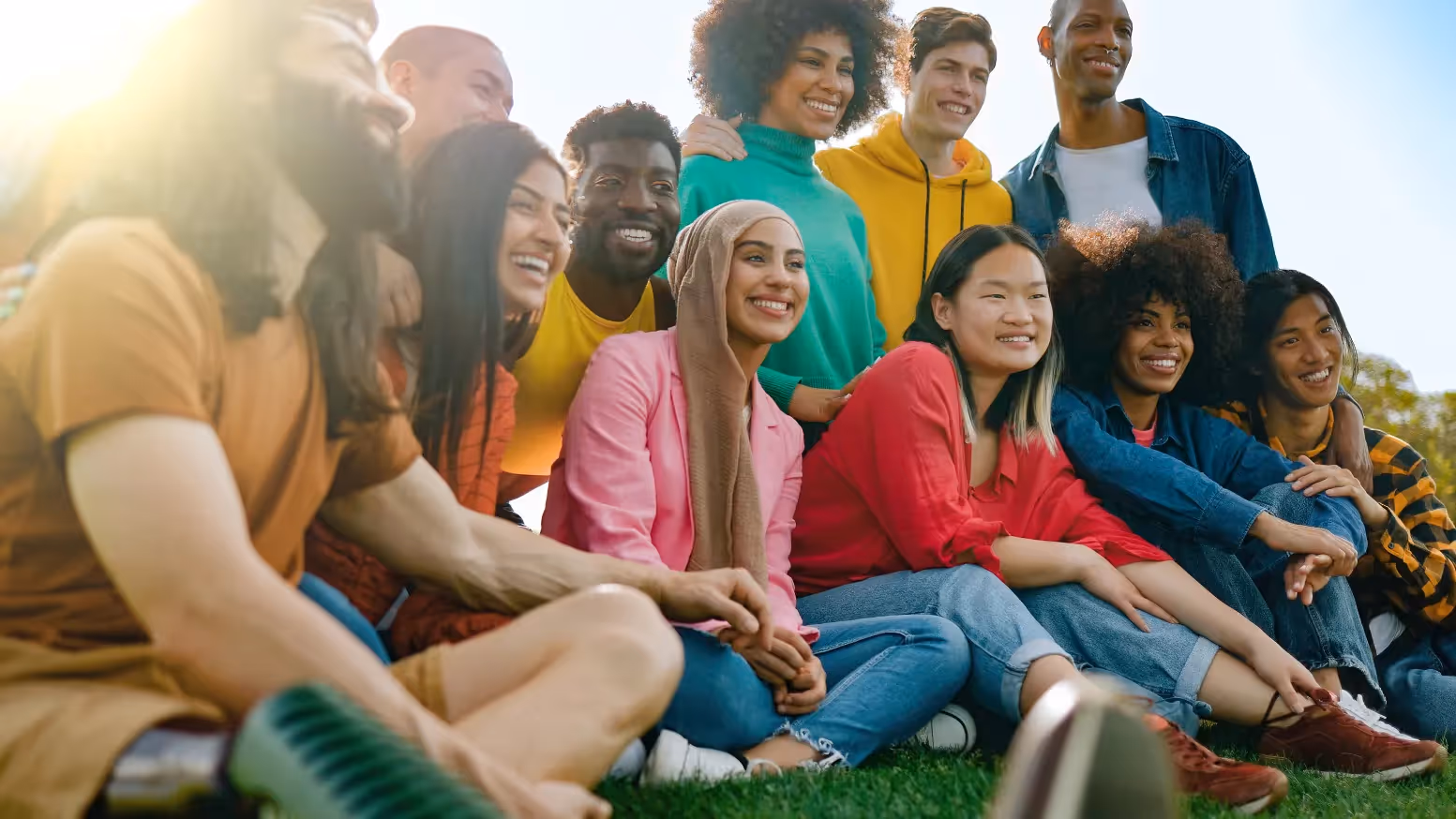 college students stock image