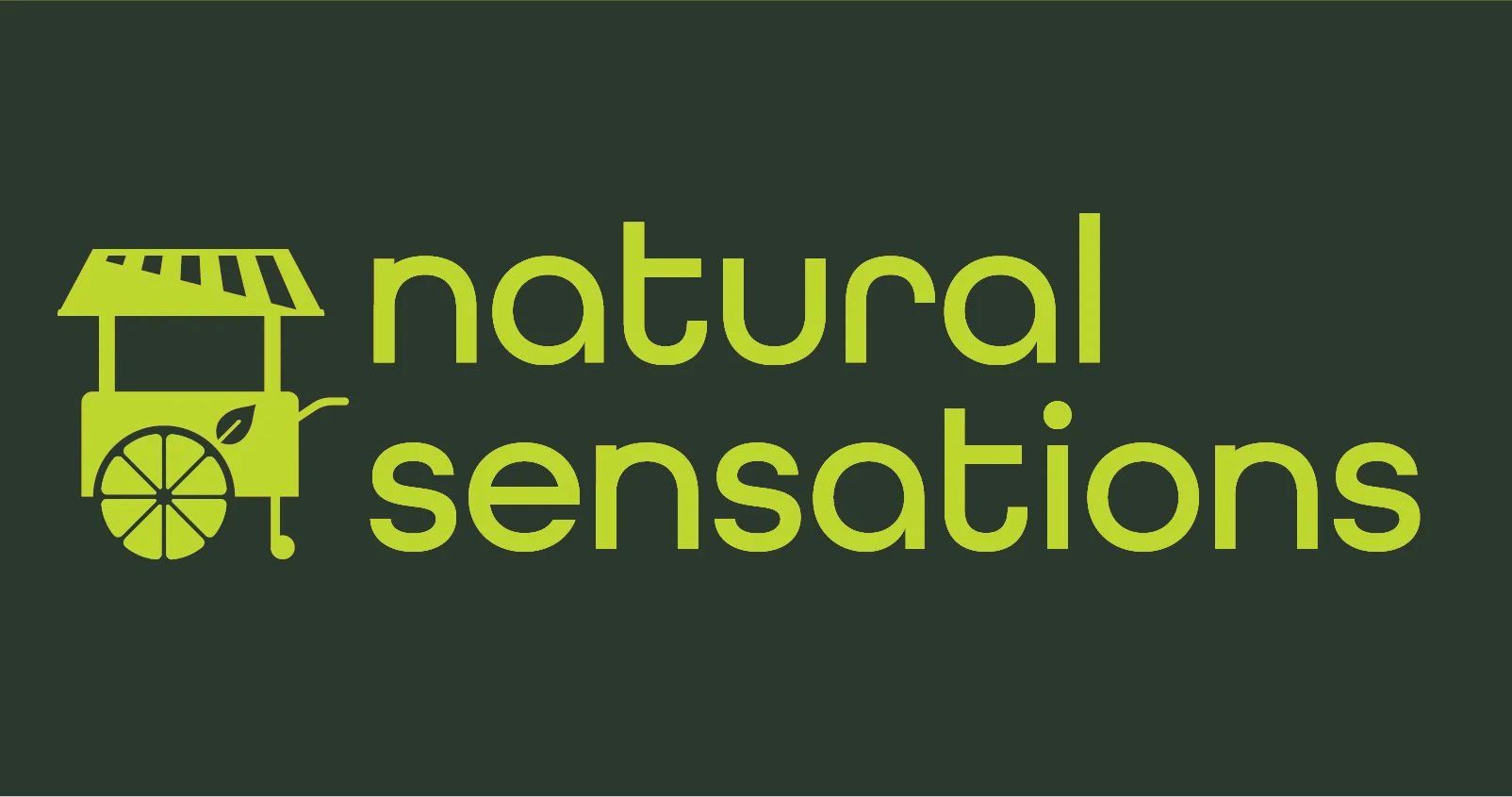 Natural Sensations horizontal on kale green