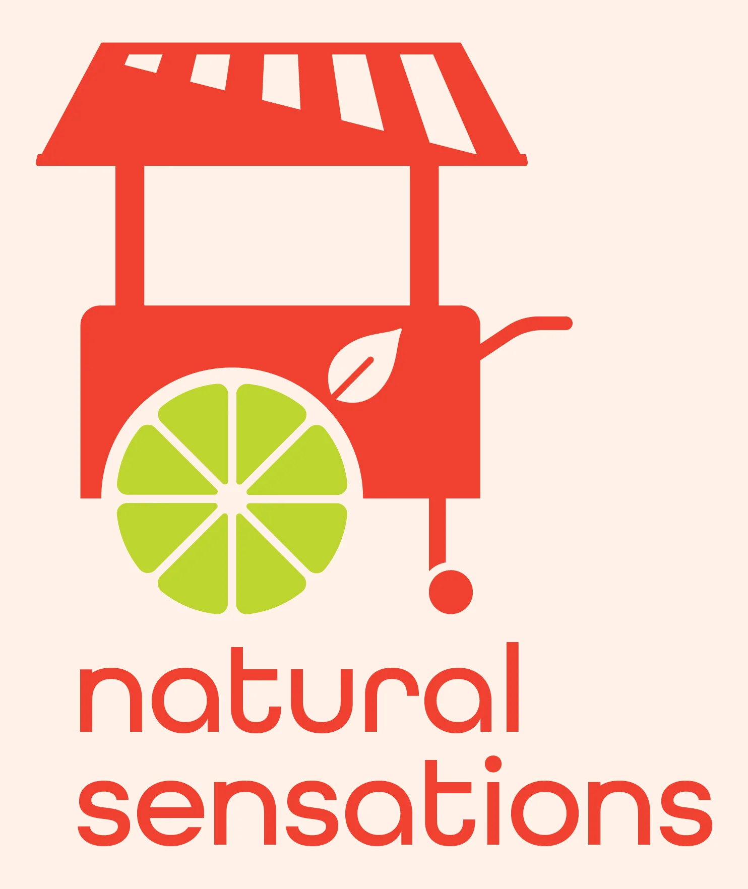 Natural Sensations vertical logo lockup