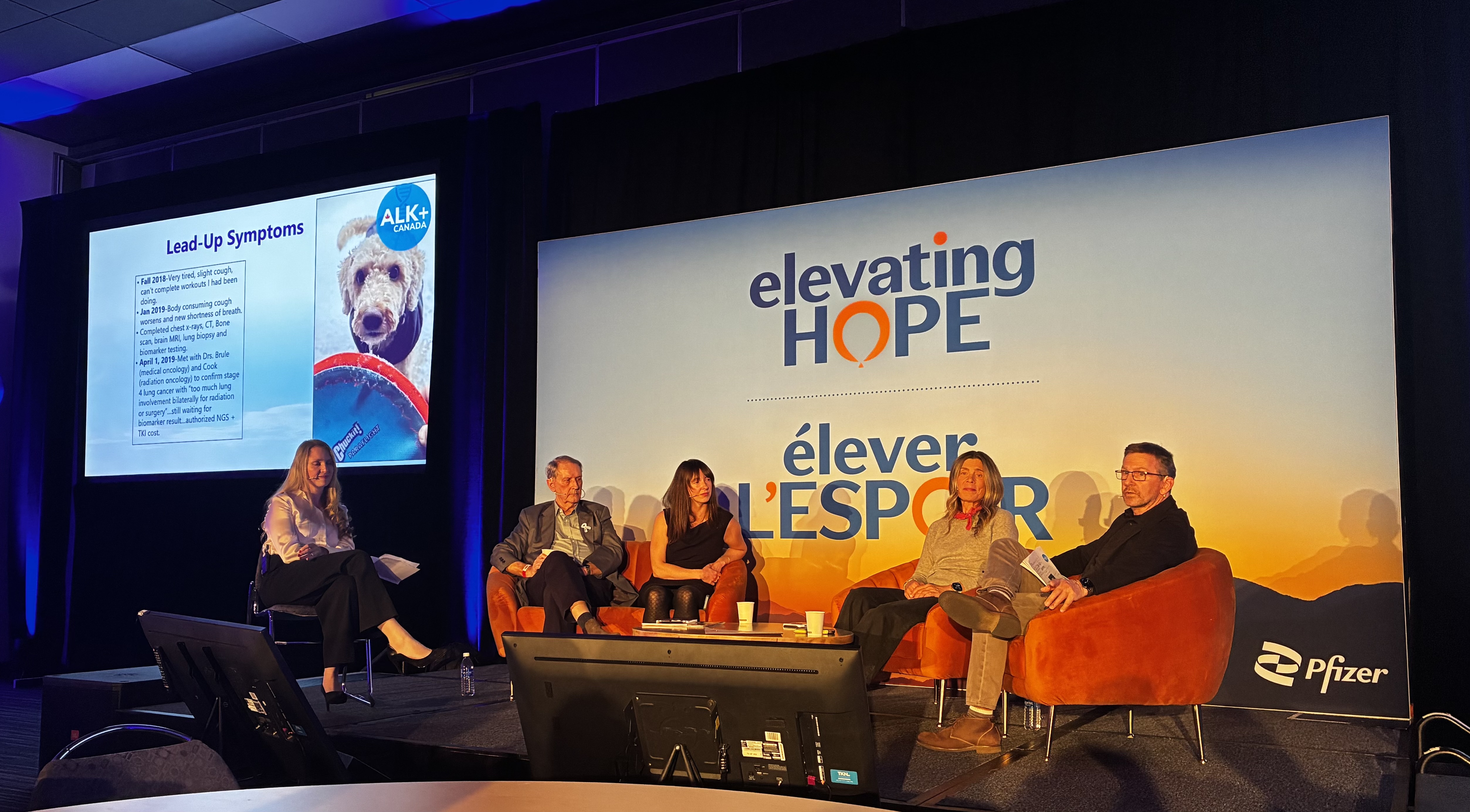 ALK Positive Canada had the honour of joining Pfizer’s National Meeting to share the lived realities of ALK‑positive lung cancer in Canada.