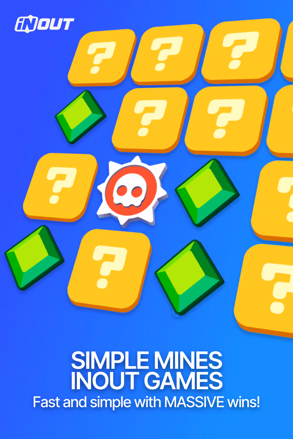 Simple Mines InOut Games Banner
