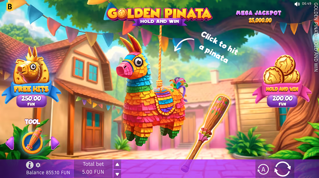 Golden Pinata BGaming Desktop Screenshot