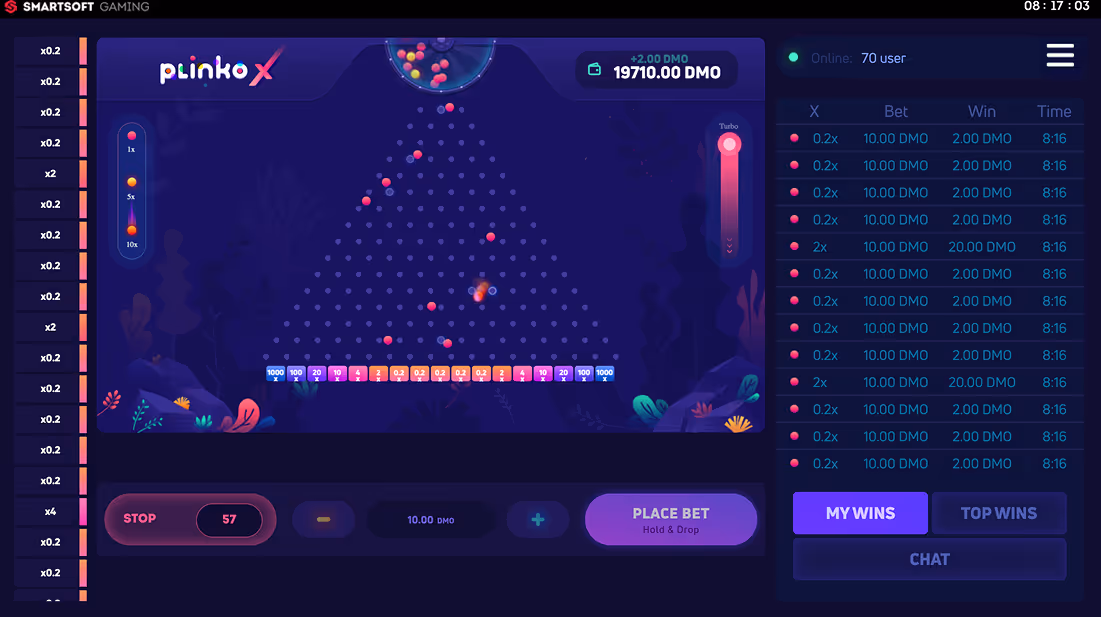 Plinko X Smartsoft Screenshot