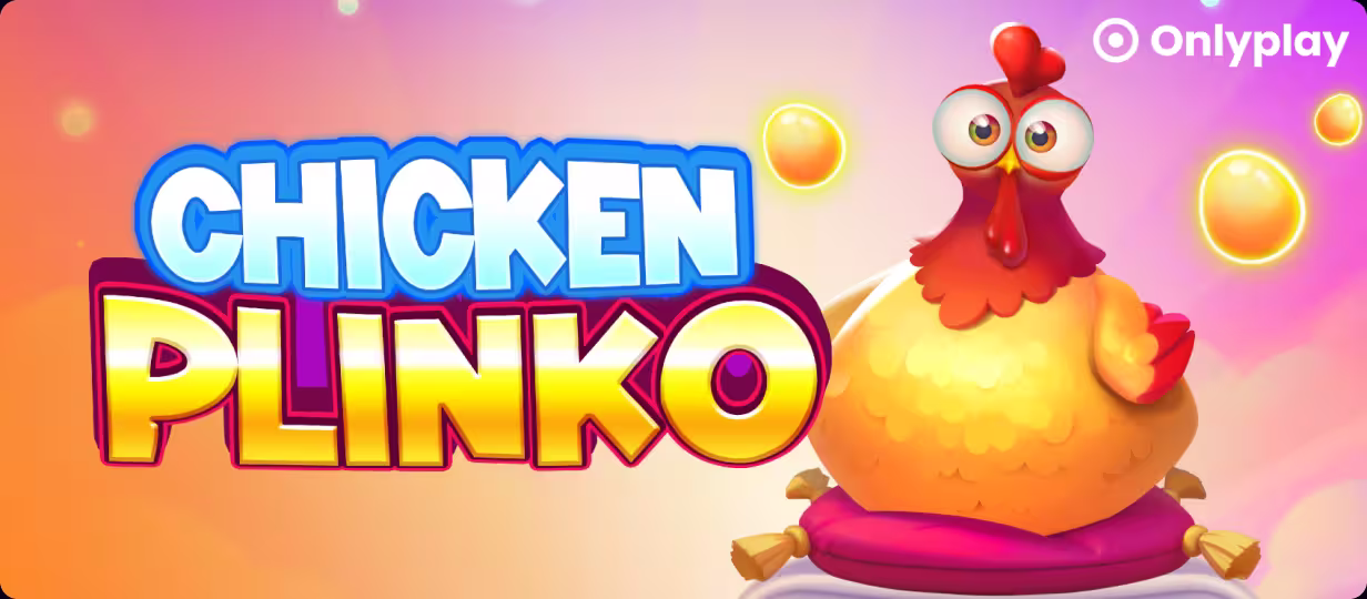 Chicken Plinko Onlyplay Game Banner