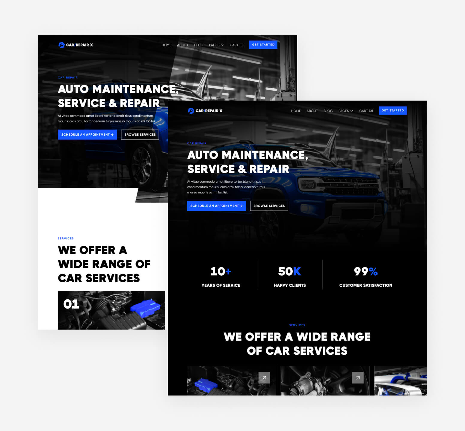 CarRepair X - 22 Pages Included - Automotive Webflow Template