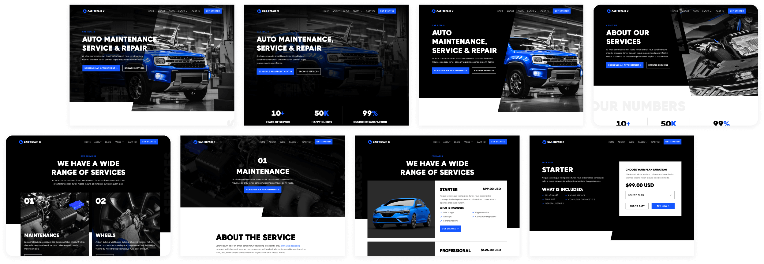 CarRepair X - Buy Now On Webflow - Automotive Webflow Template