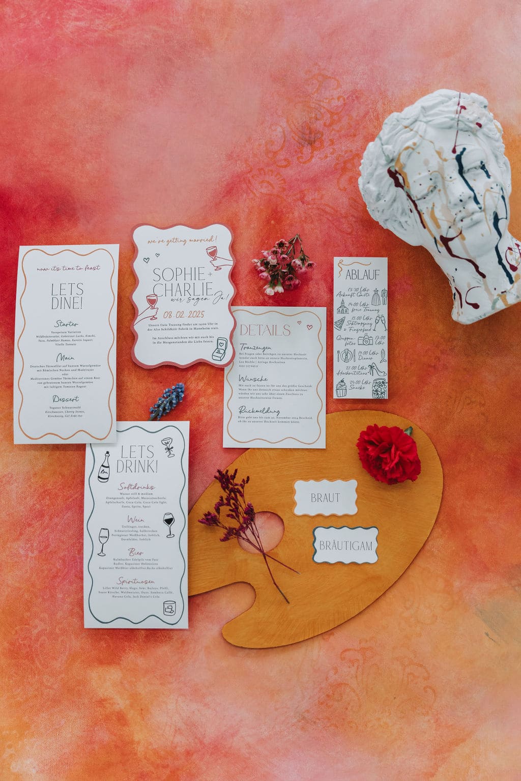 Artsy Spring Wedding Alte Schildkröt Fabrik Mannheim Künstlerin Olga David