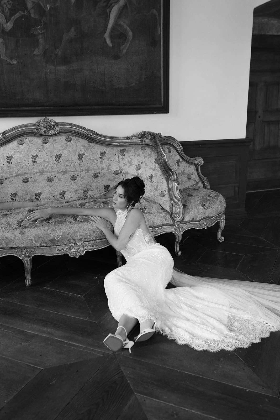 Museum Wedding Bride Artwork