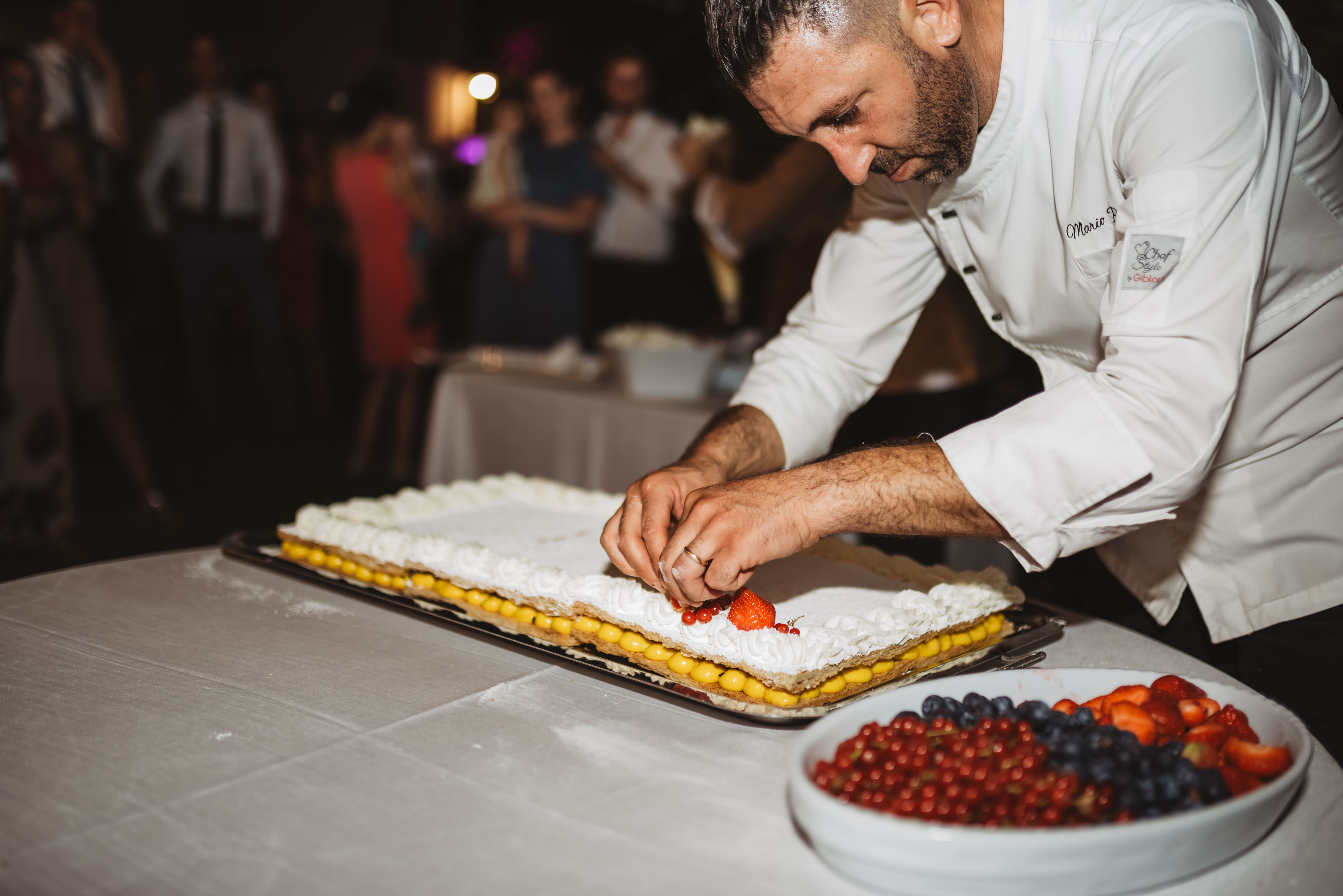 Destination Wedding Italy Wedding Cake Millefoglie