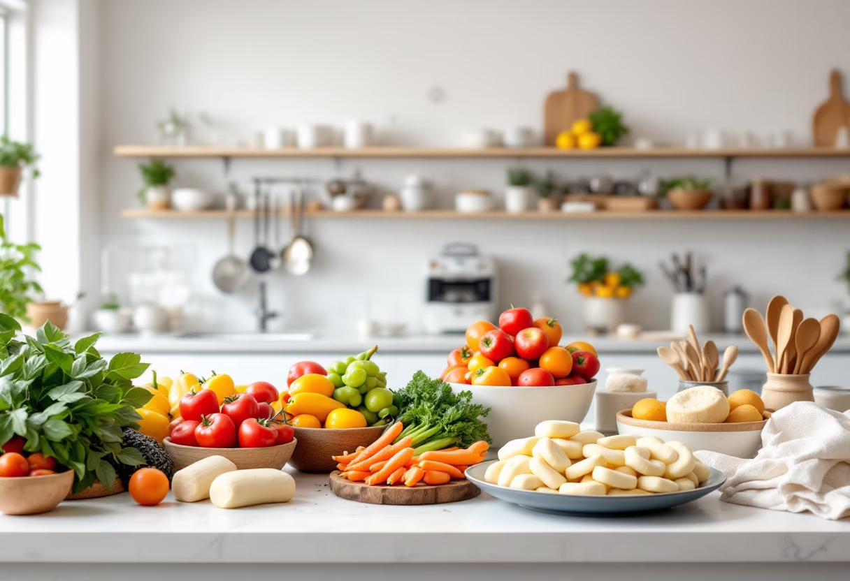 [background image] image of cooking class setting for a grocery store