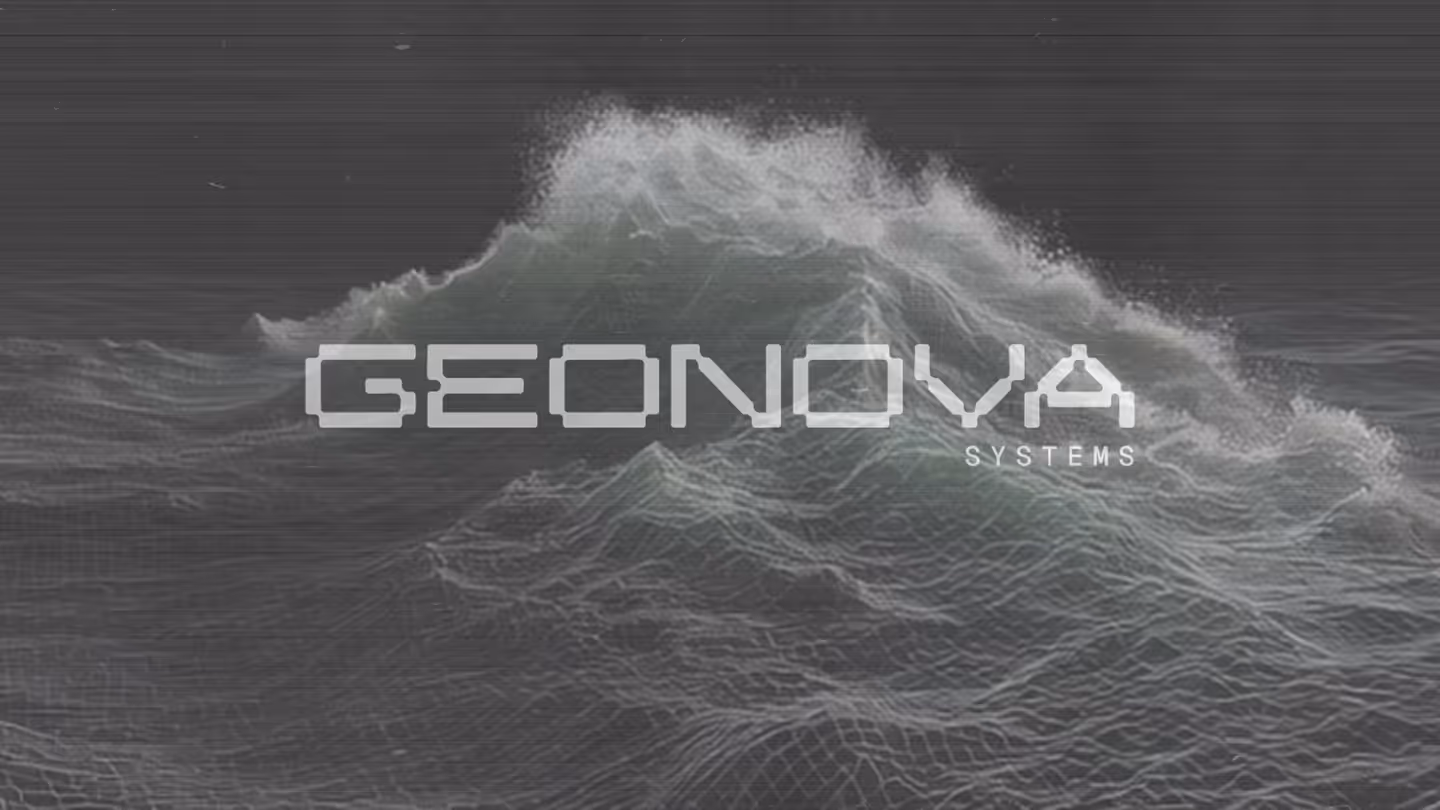 Geonova Systems brand applications showing technical documentation and reports