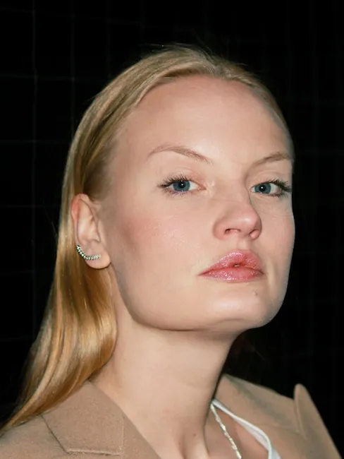 Dramatic fashion portrait of a female model