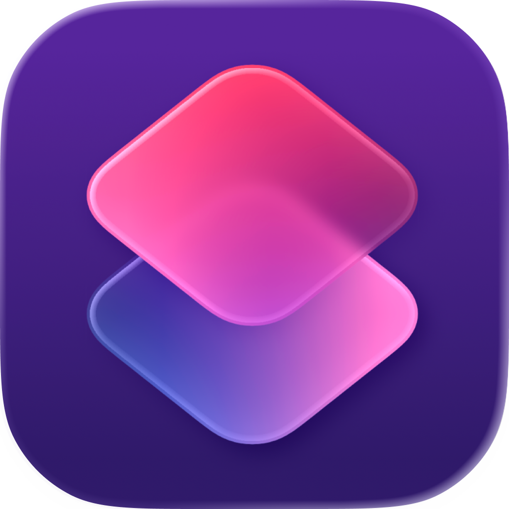A Mac app icon of Shortcuts