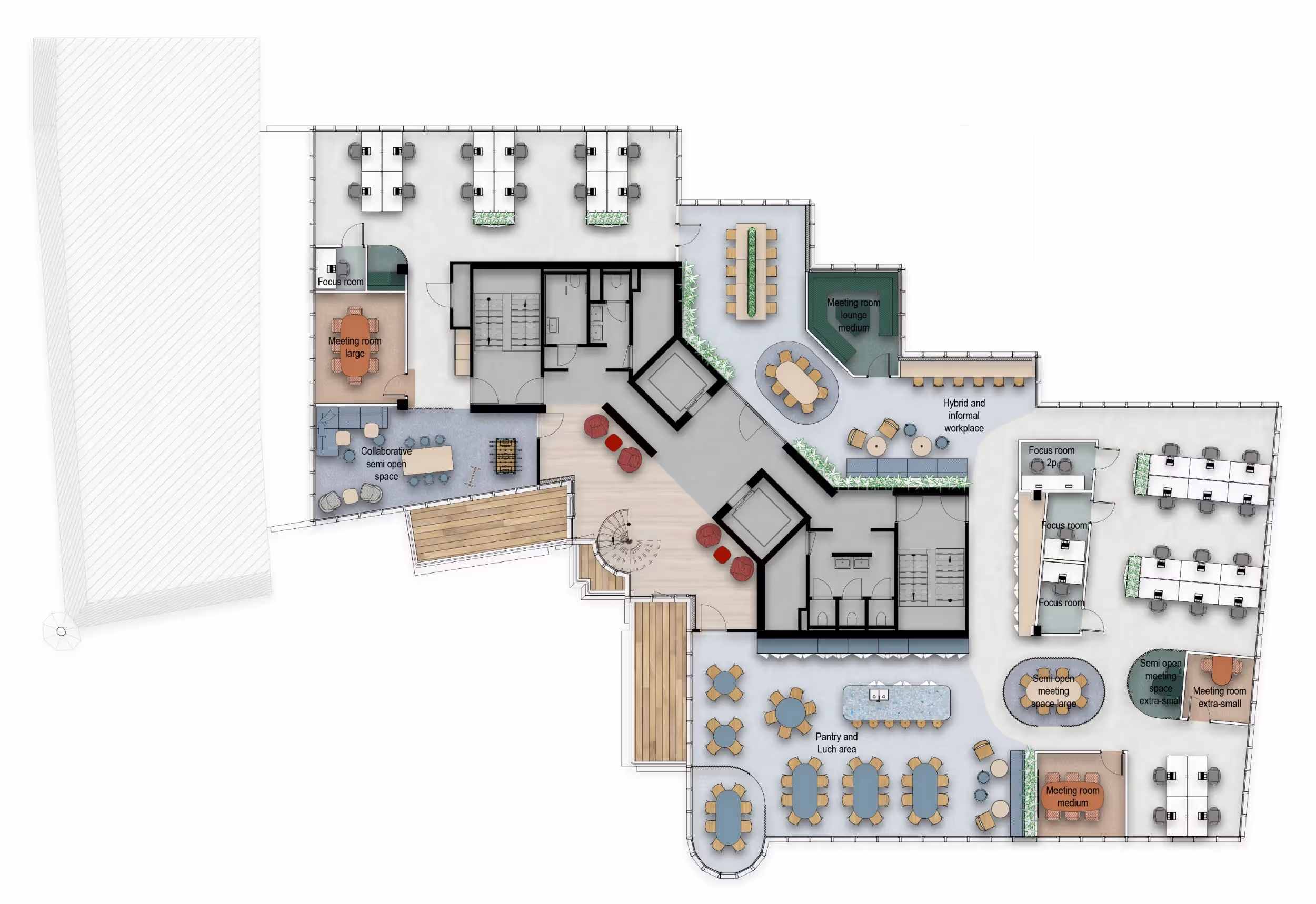 SIXTH FLOOR OFFICE AREA
