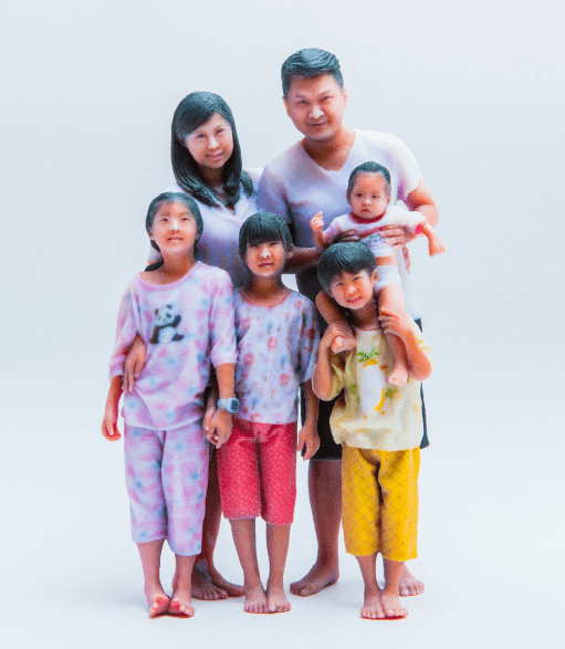 Customized family figurines