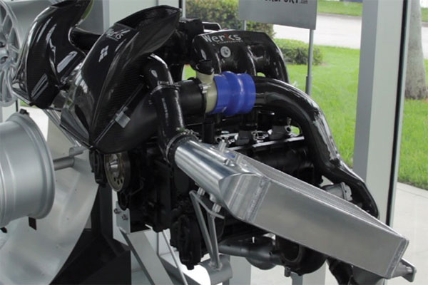 FDM soluble core-enabled components on a turbocharged engine
