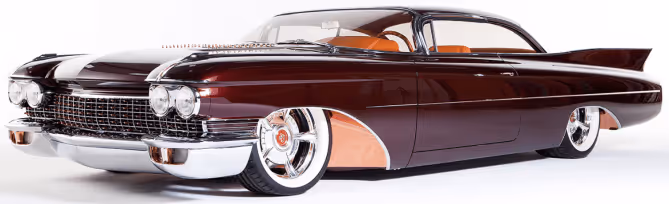 1960 Cadillac Convertible Copper Caddy from Kindig It Design.