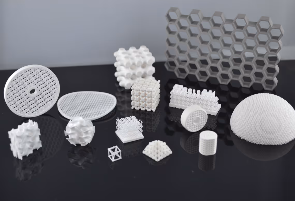 Applications made with 3DCeram's ceramic materials.