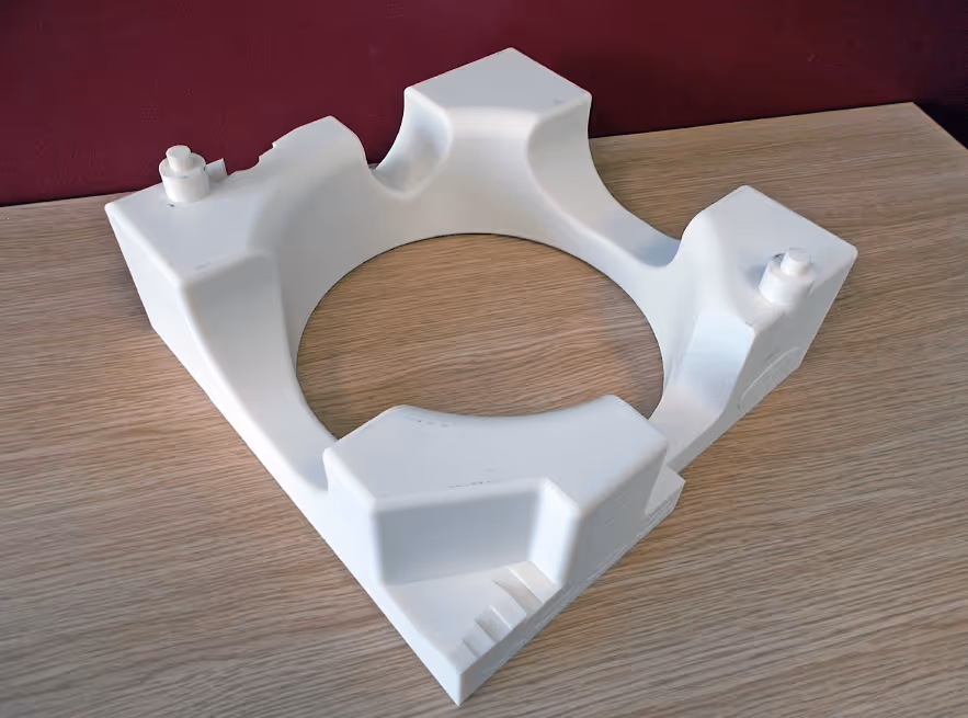 More stable parts are produced with Stratasys F380mc.