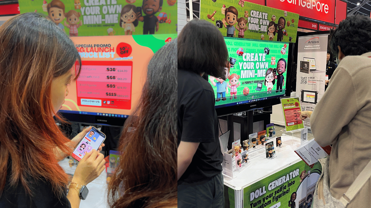 Newly launched - the IRL series by our creative subsidiary, Figure Factories where visitors can order their custom mini-me 3D figurines.