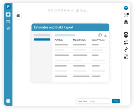 GrabCAD Pro Software Per Part Estimation Features