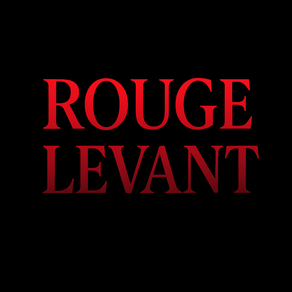 Logo du Rouge Levant, un mouvement artistique, un élan universel, une galerie vivante, une maison d'édition et une association.