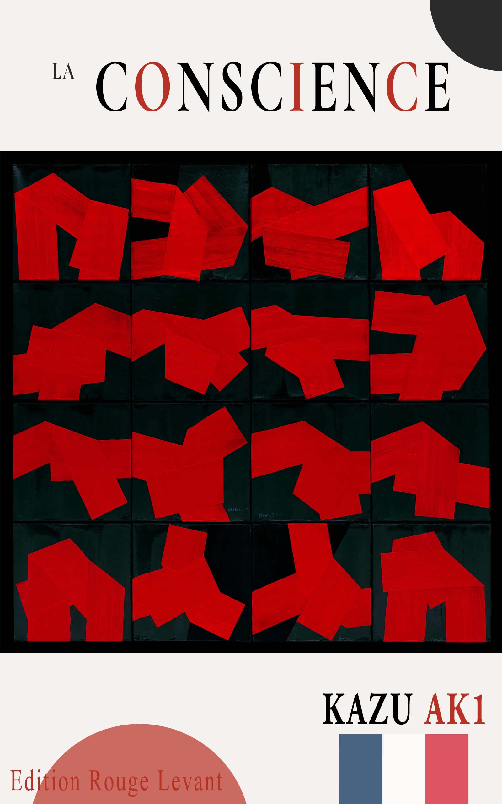 Couverture du manifeste de la maison d'éditions Rouge Levant: La Conscience de Kazu AK1.