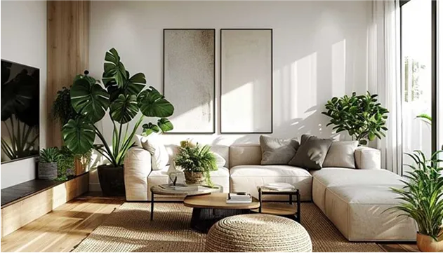Decorated room