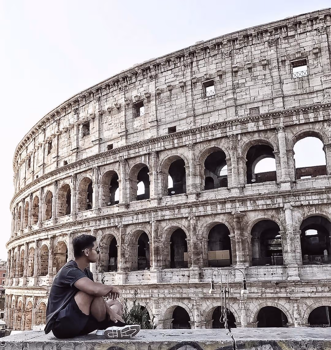Bernard in Rome, Italy