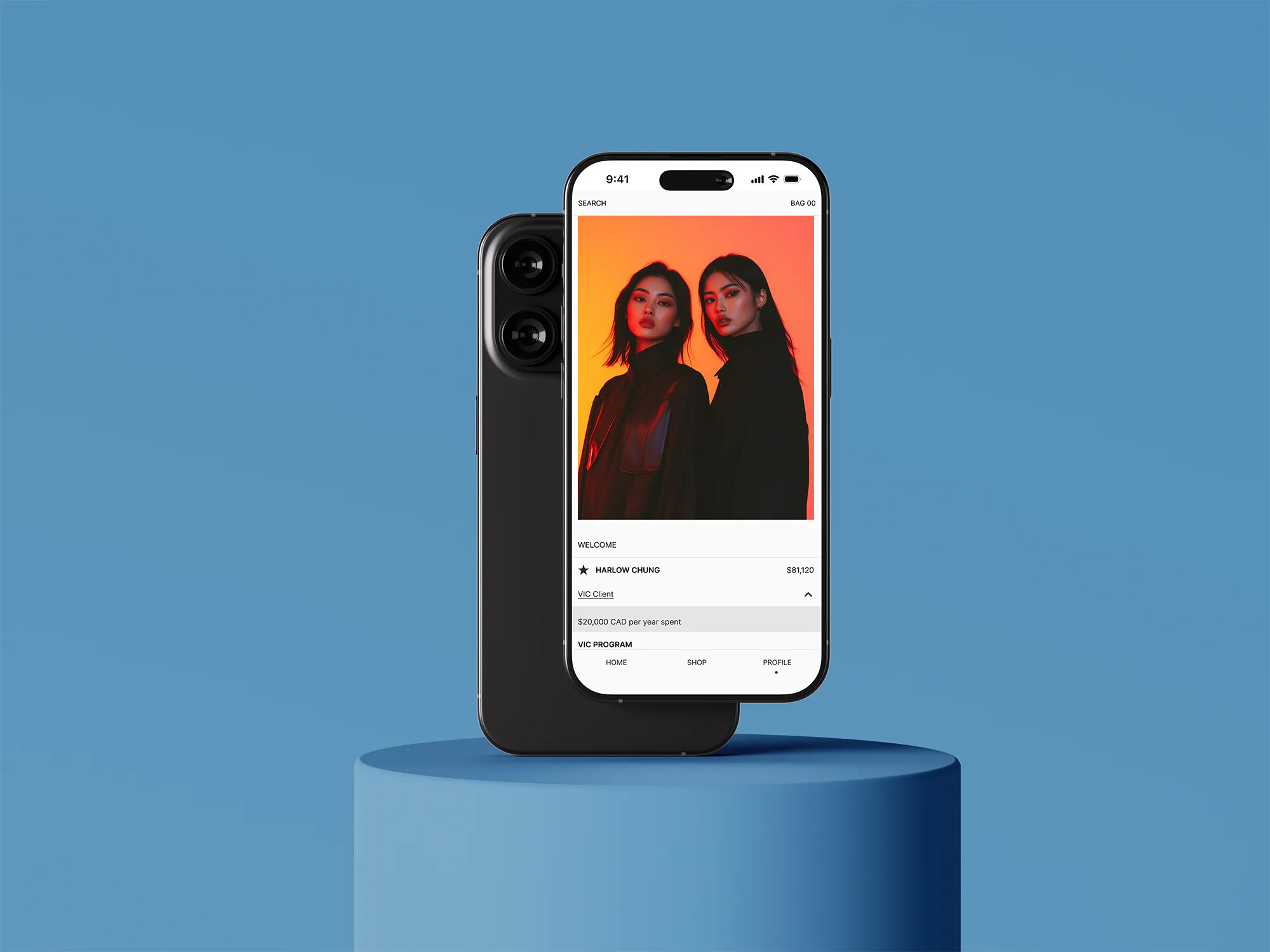 SSENSE mockup