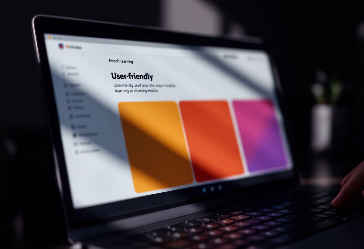 [interface] image of a screenshot of a learning module (for an edtech)