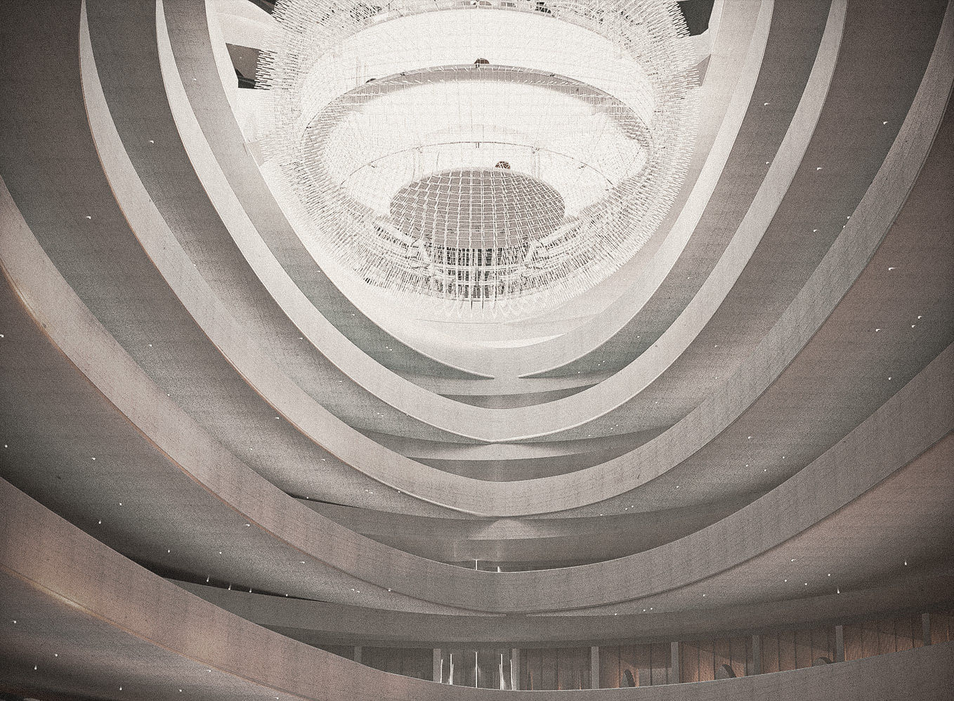 Arctic Hub — futuristic architecture visualization by TOMA Studio