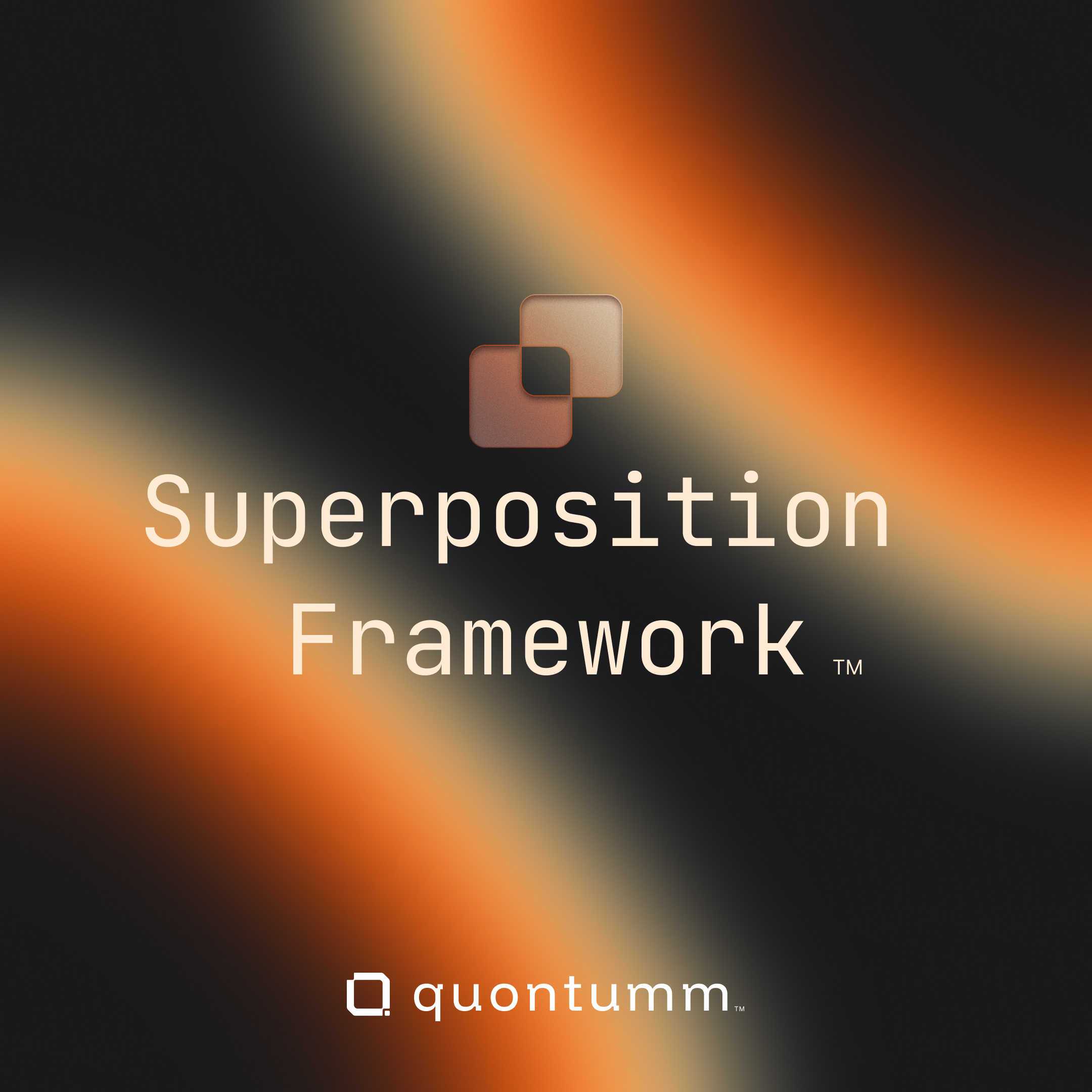 Superposition Framework decorative graphic Quontumm, Inc.