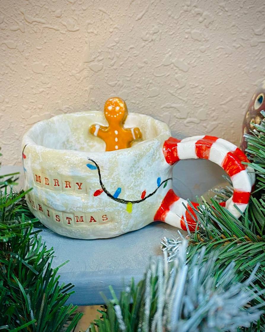 Мастер-класс Зимняя кружка