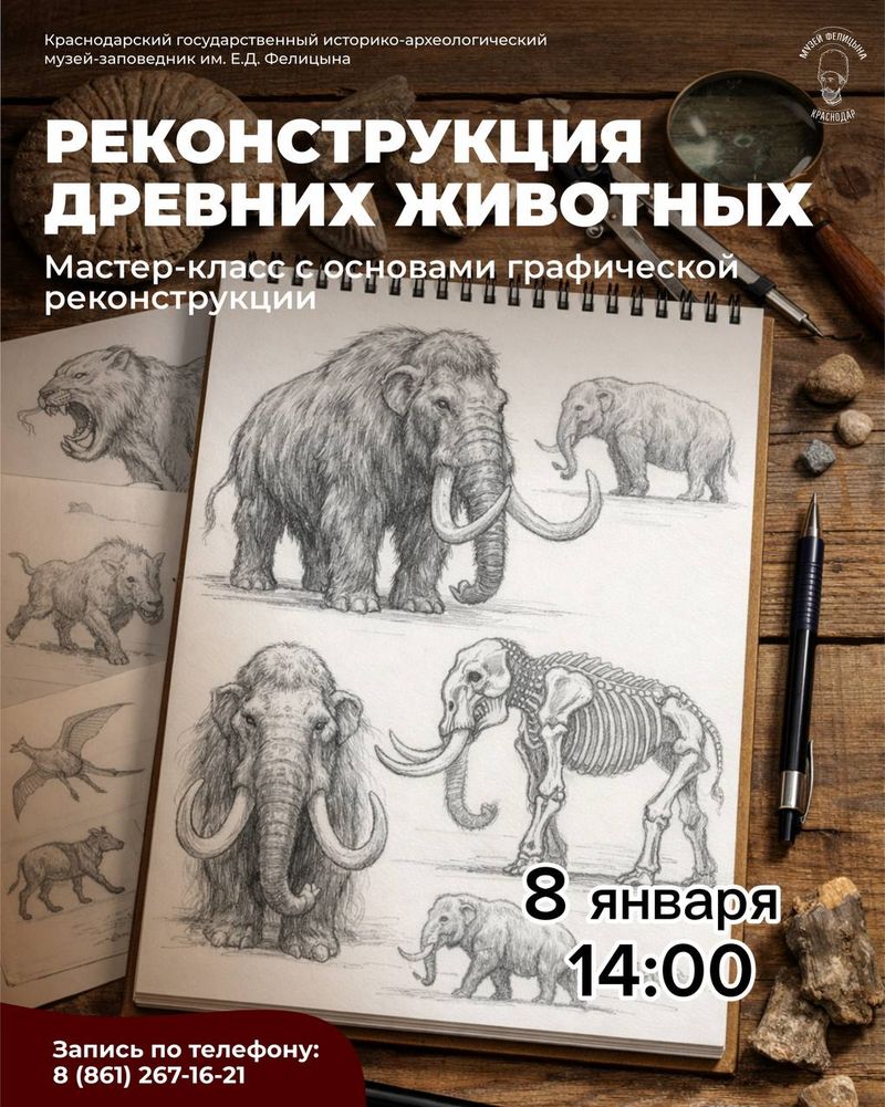 Мастер-класс по рисованию с основами графической реконструкции «Реконстр