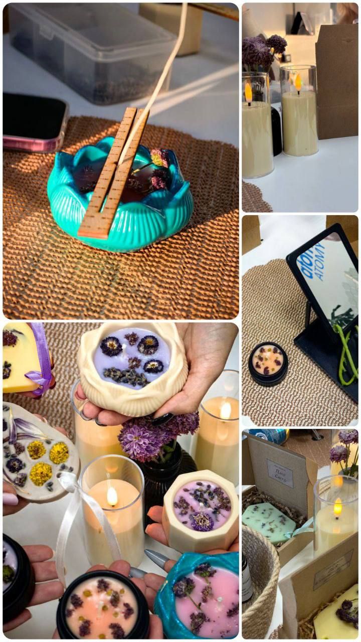 Мастер-класс по изготовлению свечей