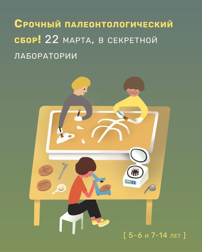 Палеонтологическая экспедиция для детей