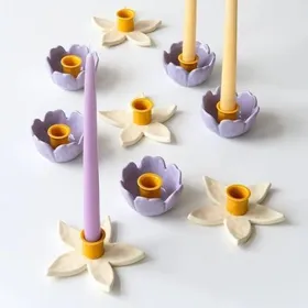 Мастер-класс. Подсвечники в виде нарциссов