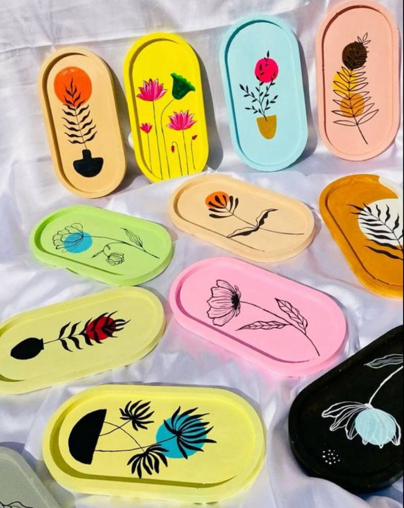 Роспись подставочек