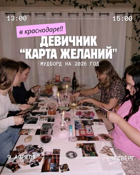 Девичник "карта желаний"